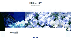 Desktop Screenshot of la-parole-vivante.com